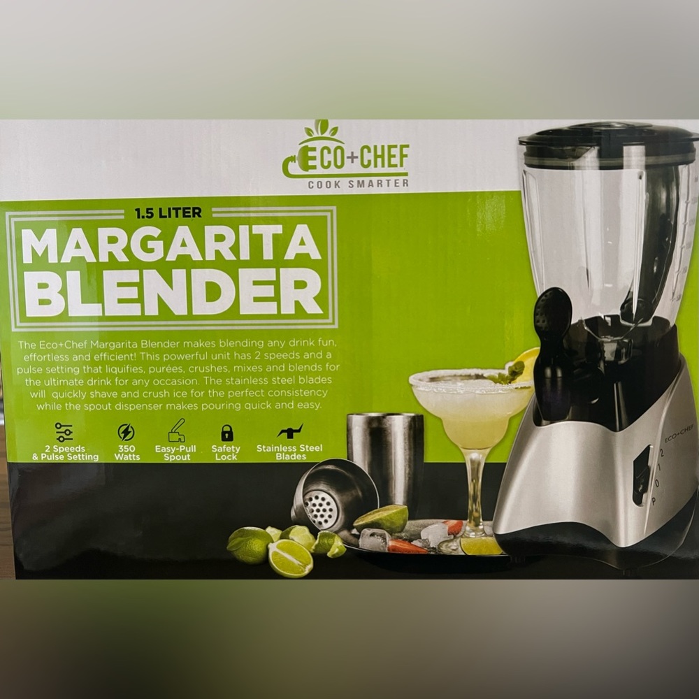 NIB ECO+CHEF 1.5 MARGARITA BLENDER